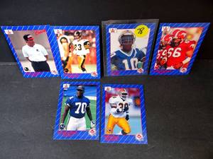 lot 78 image: 1991 CANADIEN FOOTBALL CARDS AS SHOWN