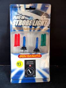 lot 93 image: PILOT PLUG IN STROBE LIGHT KIT WITH ADJUSTABLE SPEED CONTROLLER - NIP