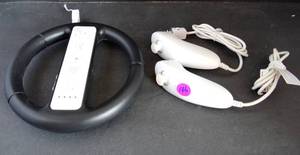 lot 106 image: WII GAME SYSTEM CONTROLLERS AS SHOWN