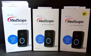 lot 109 image: Verizon 4G LTE Medscope Medical Alert device (X3)