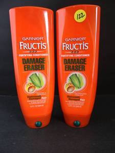 lot 122 image: Garnier Fructis Damage Eraser Fortifying Shampoo for Distressed Damage Hair NEW LOT OF 2
