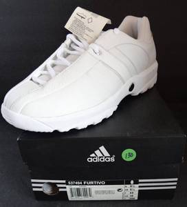 lot 130 image: NEW - MENS ADIDAS FURTIVO SNEAKERS - SIZE 9 12 - TAGS AND BOX
