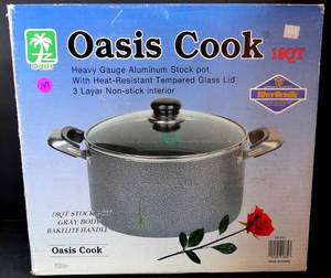 lot 147 image: OASIS COOK 18 QUART STOCK POT