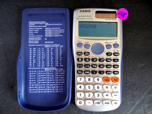 lot 148 image: Casio fx-115ES PLUS Solar Scientific Calculator with Cover