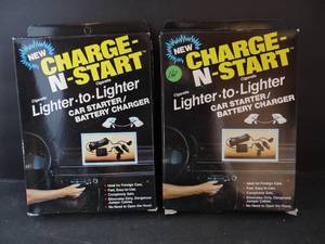 lot 161 image: CHARGE AND START(MODEL 808) CAR BATTERY CHARGER - NEW (X2)