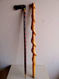 lot 229 image: VINTAGE WALKING CANE LOT
