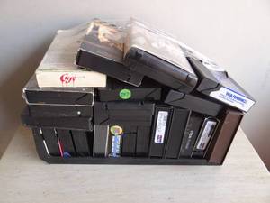 lot 247 image: ASSORTMENT OF VHS TAPES AS SHOWN