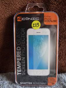 lot 273 image: ACONIC TEMPERED GLASS - FITS iPHONE SE55S5C