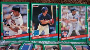 lot 280 image: 1991 DONRUSS BASEBALL CARD LOT AS SHOWN