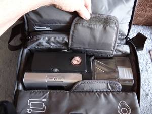 lot 9 image: Resmed AirCurve 10 S Bilevel Sleep Apnea Machine - Complete in Storage Bag - Appears Working Functions