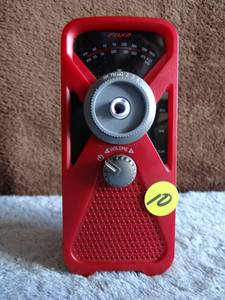 lot 10 image: Eton American Red Cross FRX2 Hand Turbine AMFM Weather Radio & Phone Charger