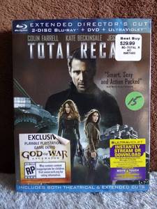 lot 15 image: NEWSEALED - Total Recall (Blu-ray, 2012) - Extended Directors Cut