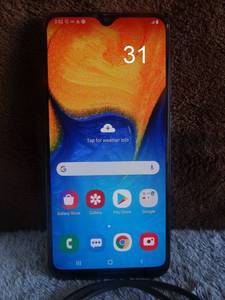 lot 31 image: SAMSUNG GALXY A20 - APPEARS WORKING PERFECTLY - AS NEW