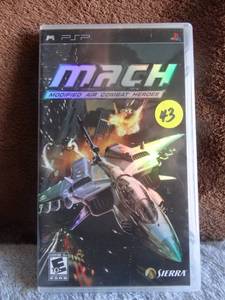 lot 43 image: Mach M.A.C.H. modified Air Combat Heroes-Sony PSP - COMPLETE