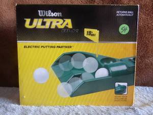 lot 54 image: WILSON ULTRA BLK 19TH HOLE AUTOMATIC GOLF PUTTING MACHINE