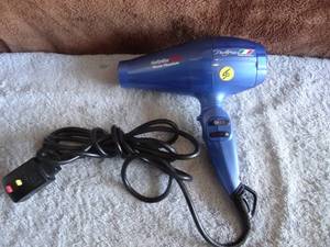 lot 55 image: BaByliss PRO Nano Titanium 2000W Professional Hair Blow Dryer, Blue