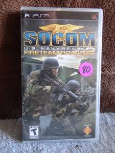 lot 80 image: SOCOM U.S. Navy SEALs -- Fireteam Bravo 2 (Sony PSP, 2006) - COMPLETE