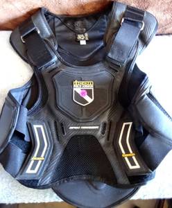 lot 95 image: ICON Field Armor Ashphalt technologies Motorcycle Vest