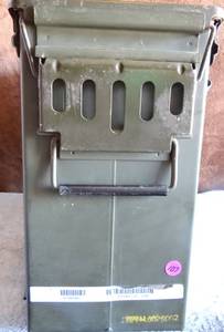 lot 107 image: VERY LARGE MILITARY AMMO BOX