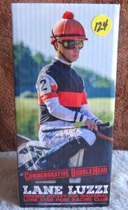 lot 124 image: LONE STAR PARK - LANE LUZZI BOBBLEHEAD IN BOX