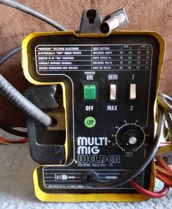 lot 129 image: MULTI MIG Welder Model #90070-71 - POWERS ON