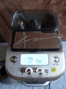 lot 157 image: Breville BDC650BSS The Grind Control Coffee Maker - Silver