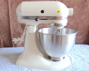 lot 169 image: Kitchenaid Professional Mixer, Tested, Works - w Attachments