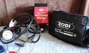 lot 171 image: Zodi Outback Gear Instant Hot camp Camping Shower Water Heater