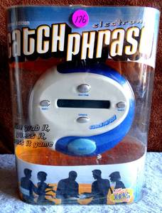 lot 176 image: New Catch Phrase Electronic Handheld Game, 2004, Parker Brothers, Hasbro
