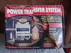 lot 190 image: Generac Portable Generator Power Transfer System With Load Manager