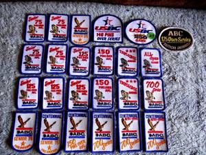 lot 213 image: ASSORTMENT OF 2 DOZEN BOWLING RELATED SEW ON AWARD BADGES