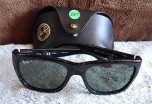 lot 247 image: RAYBAN SUNGLASSES IN SOFT CASE