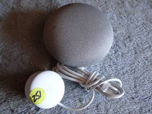 lot 251 image: Google Home Model HOA Mini Smart Assistant Bluetooth Speaker