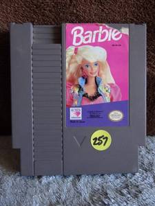 lot 257 image: Barbie (Nintendo Entertainment System, 1991) Authentic Tested Works