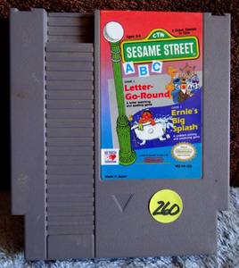 lot 260 image: Sesame Street 123 (Nintendo Entertainment System, 1989) - WORKS