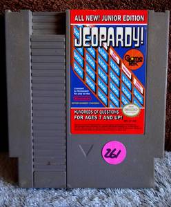 lot 261 image: Jeopardy Junior Edition For Nintendo  - TESTEDWORKS