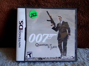 lot 262 image: James Bond 007 Quantum of Solace (Nintendo DS, 2008) Complete TESTED