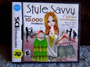 lot 263 image: Style Savvy (Nintendo DS, 2009) CIB Wmanual-Tested