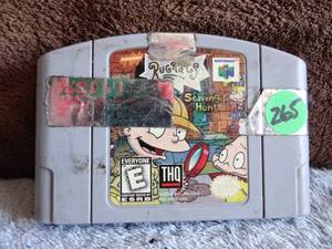 lot 265 image: Rugrats Scavenger Hunt - Nintendo N64 Game Authentic - WORKS