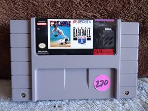 lot 270 image: MLBPA Baseball (Super Nintendo Entertainment System, 1994) - WORKS