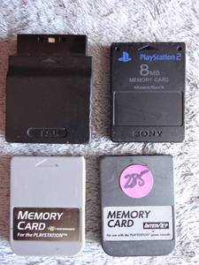 lot 285 image: ASSORTMENT OF NINTENDO & PLAYSTATION MEMORY CARDS