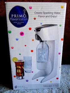 lot 288 image: White PRIMO FLAVORSTATION HOME BEVERAGE MAKER Model-110 (NOTE -MAIN STATION ONLY) NEVER USED