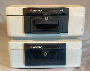 lot 83 image: 2 Sentry 100 Safes (no keys)