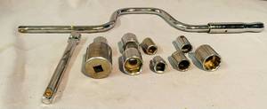 lot 112 image: Performance Tool Drive Speeder Handle and Misc. Sockets