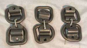 lot 130 image: D-Rings Strong tie down point 3 set 2 to a set