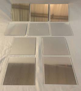 lot 202 image: 4 x 4 x 18 10 Mirrors with Plastic still on them