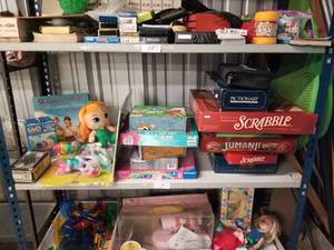 lot 7 image: Shelf Lot - Toys and Games
