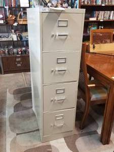 lot 328 image: File cabinet