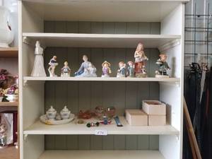 lot 272 image: Shelf Lot - Ceramic figurines