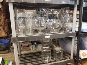 lot 63 image: Shelf Lot - Glass